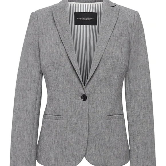 Banana Republic Long and Lean Blazer *NWT* Size 0 - Picture 3 of 8